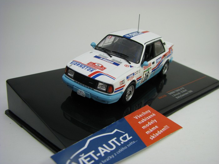 Škoda 130LR No.16 Křeček-Motl Rallye Sanremo 1986 1:43 IXO RAC336